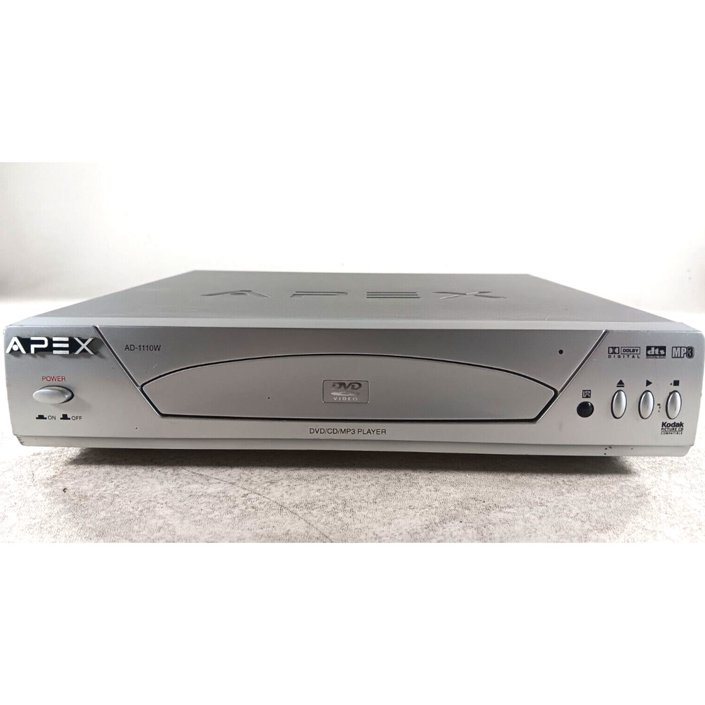 Apex AD-1110W DVD CD MP3 Player Remote Control not Included